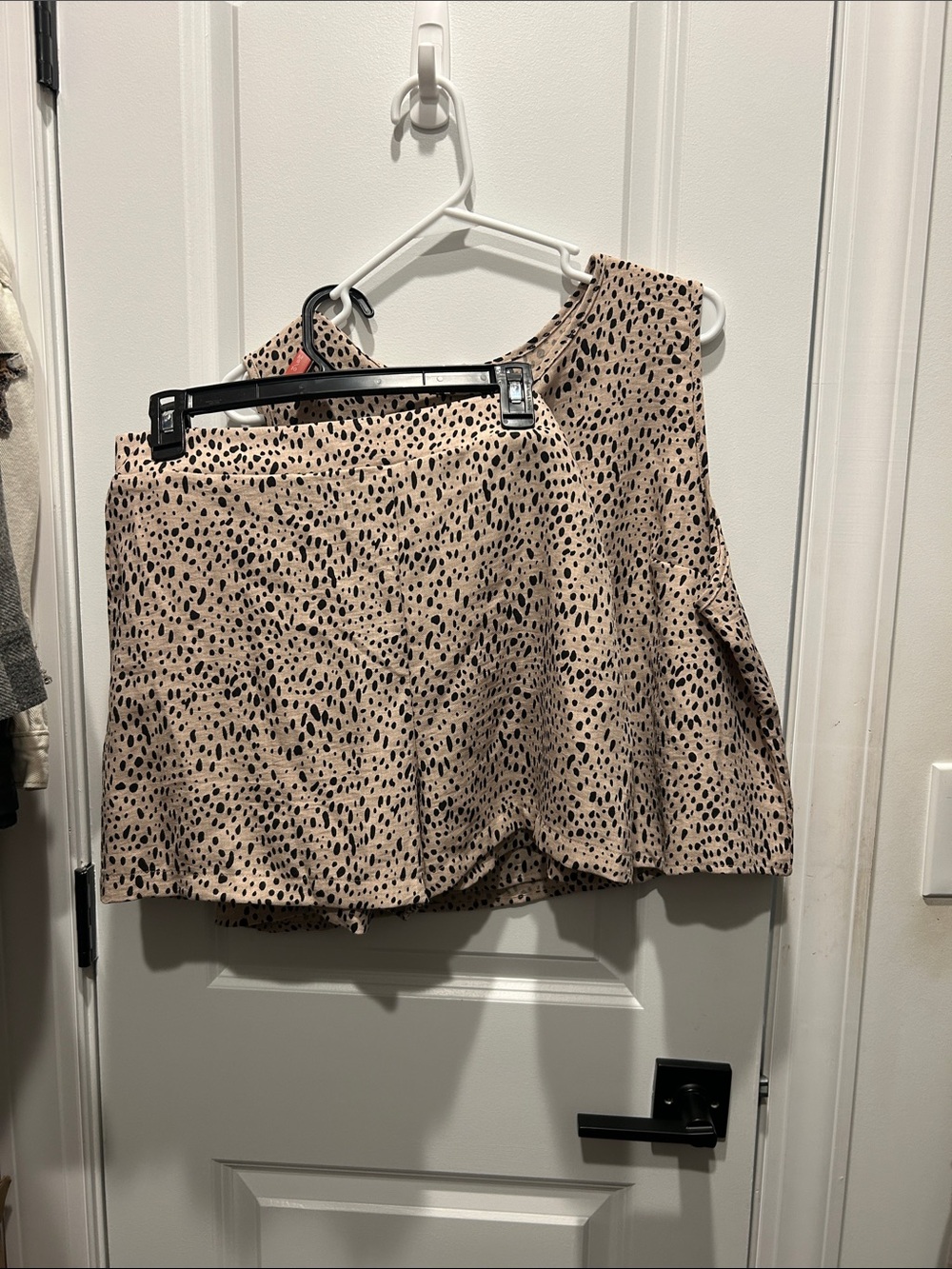 Women’s Beige Animal Print Short - Stylish Summer Shorts